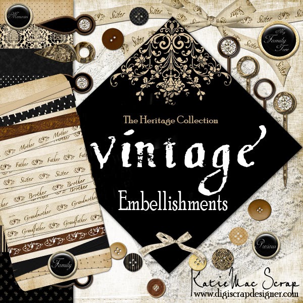 Heritage Scrap Vintage Embellishments!