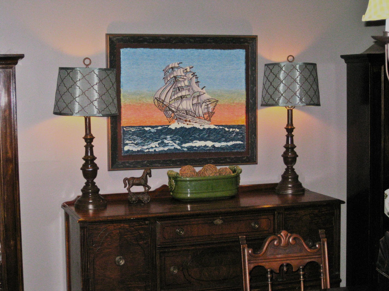 a few good pieces...: dining room lamps