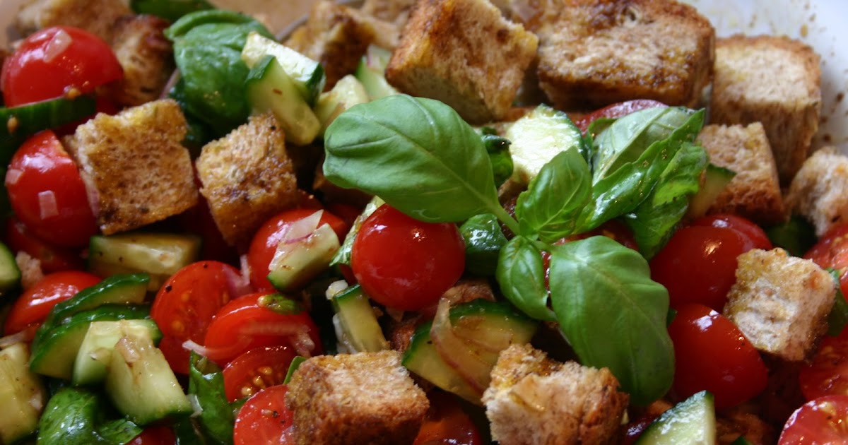 Cooking with Eva Stale bread with tomatoes....or Panzanella if you want.