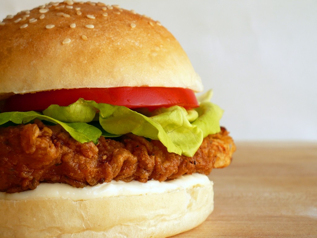 Abi's Daily Recipes: Crispy Chicken Burger