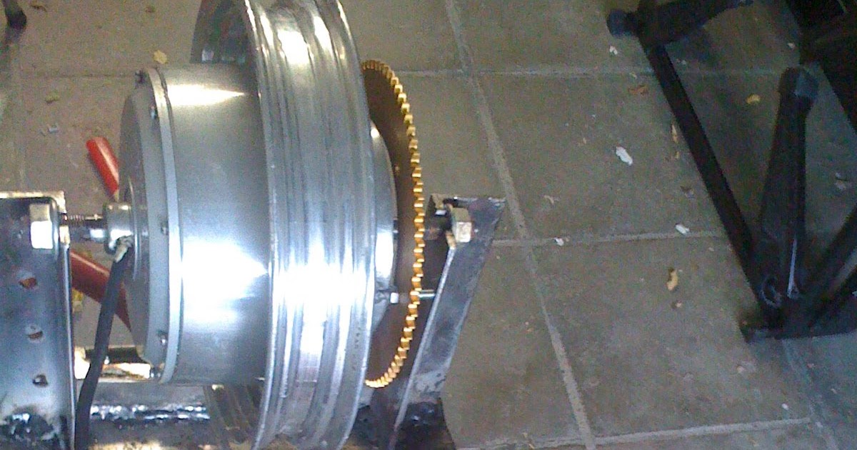 Electric Kart Rear axle sprocket & initial alignment