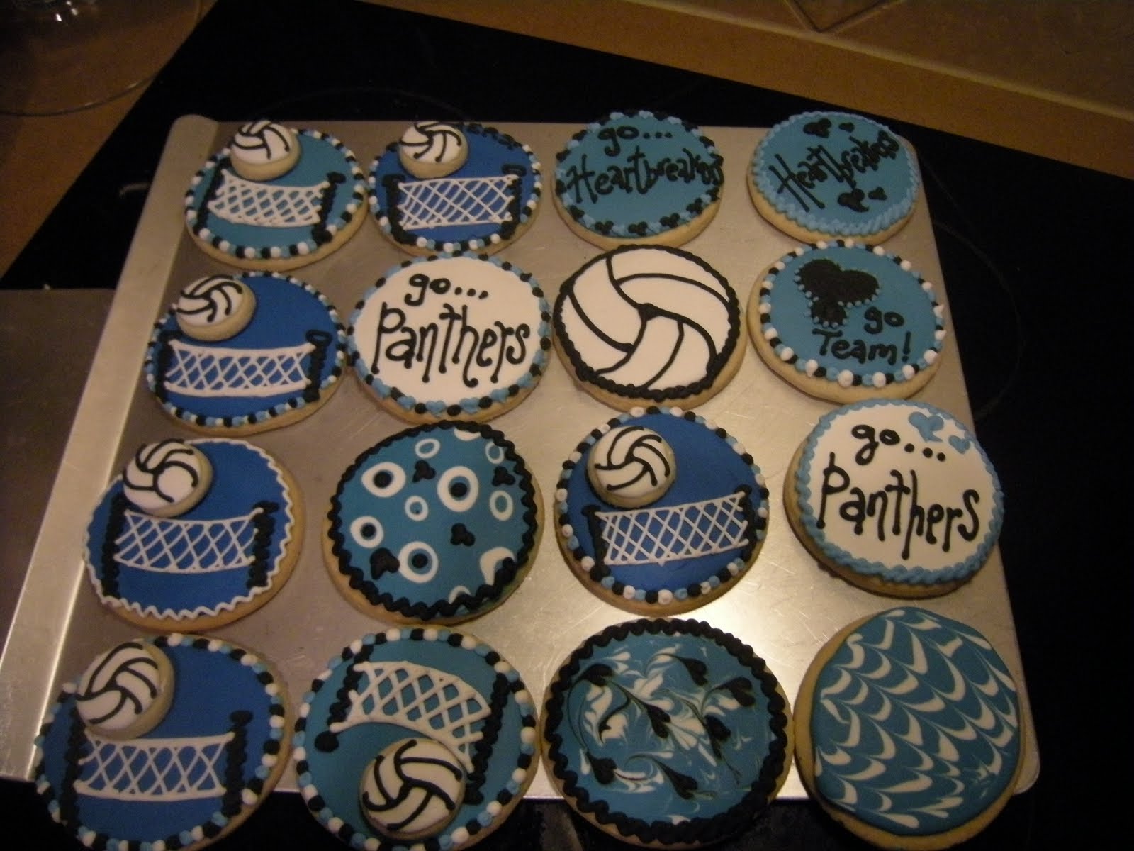 Sweetbakes Volleyball Cookies