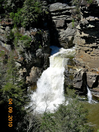 Linville Falls off the Blue Ridge Parkway