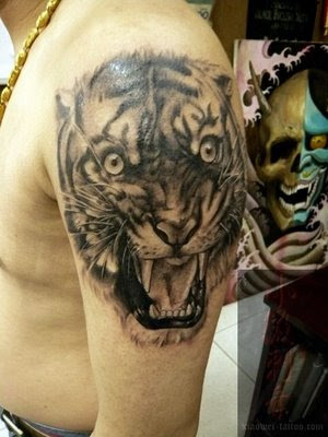 dragon tiger tattoo. hair Tiger tattoos, along with
