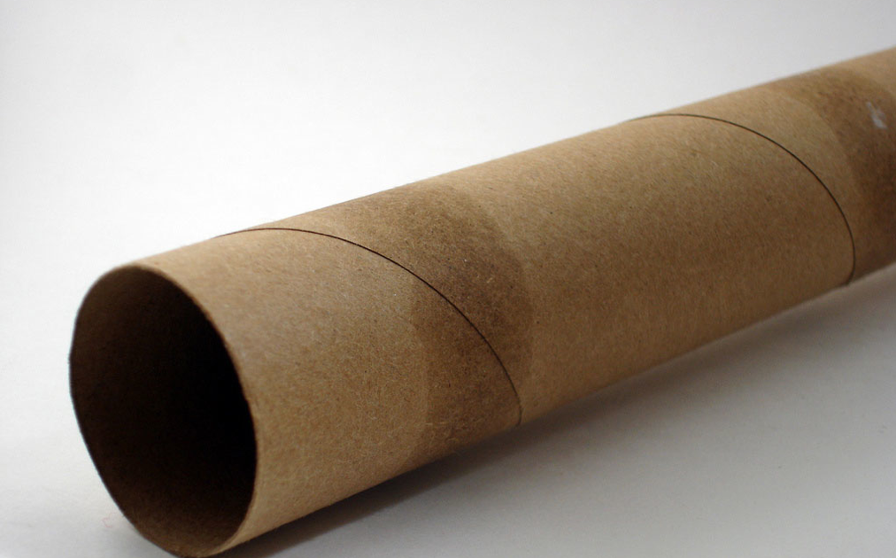 Go Green Clemson Elementary Art project with empty paper towel rolls