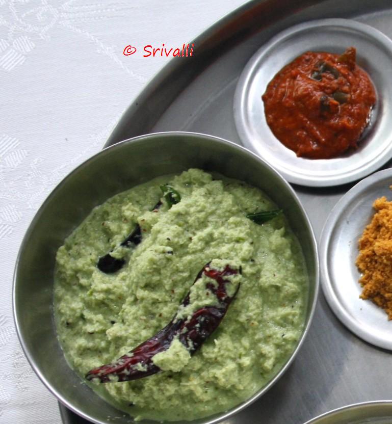 Coriander Coconut Chutney Kothimira Kobbari Pachadi