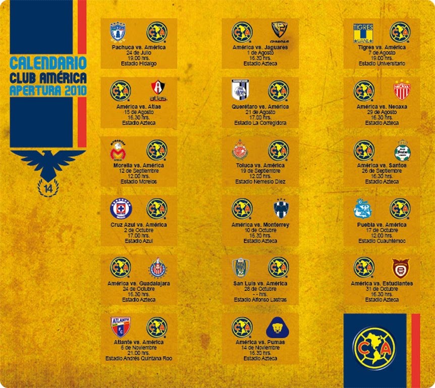 Calendario Del America Torneo Clausura 2012