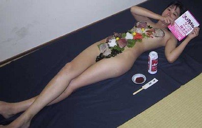 Trends Pics: Nyotaimori Female Body Presentation