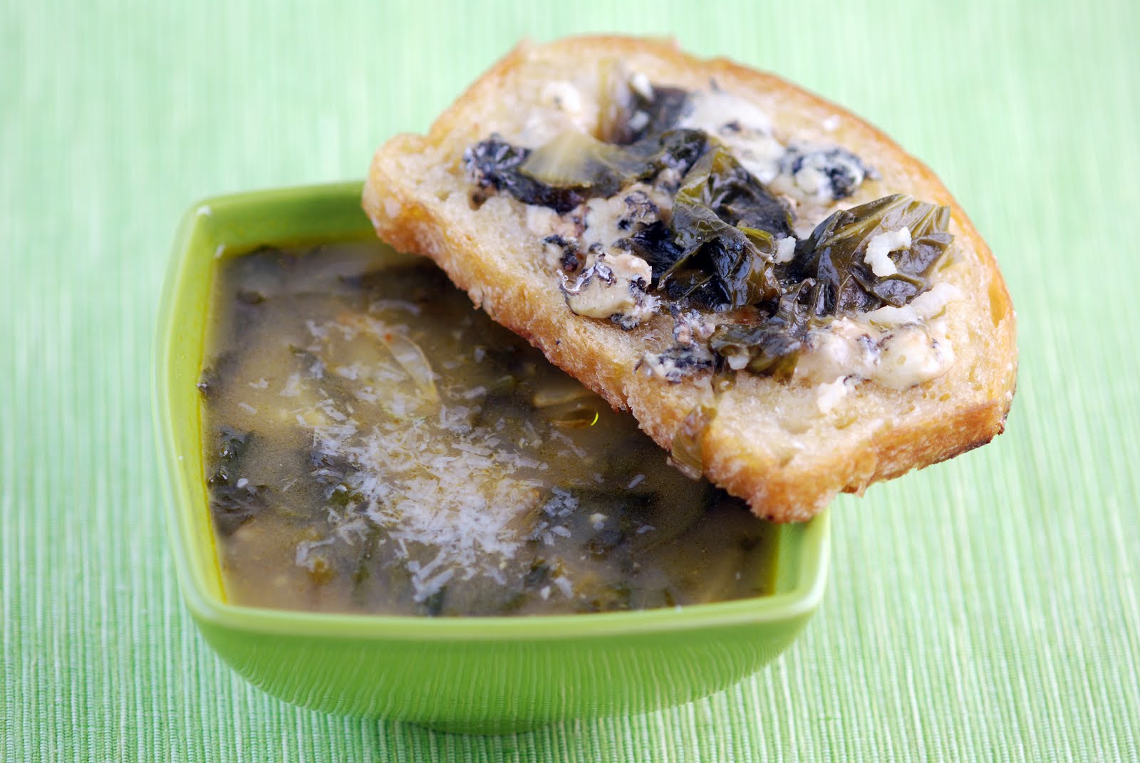 Vegetable Matter Escarole Soup with Arborio Rice and Escarole Blue