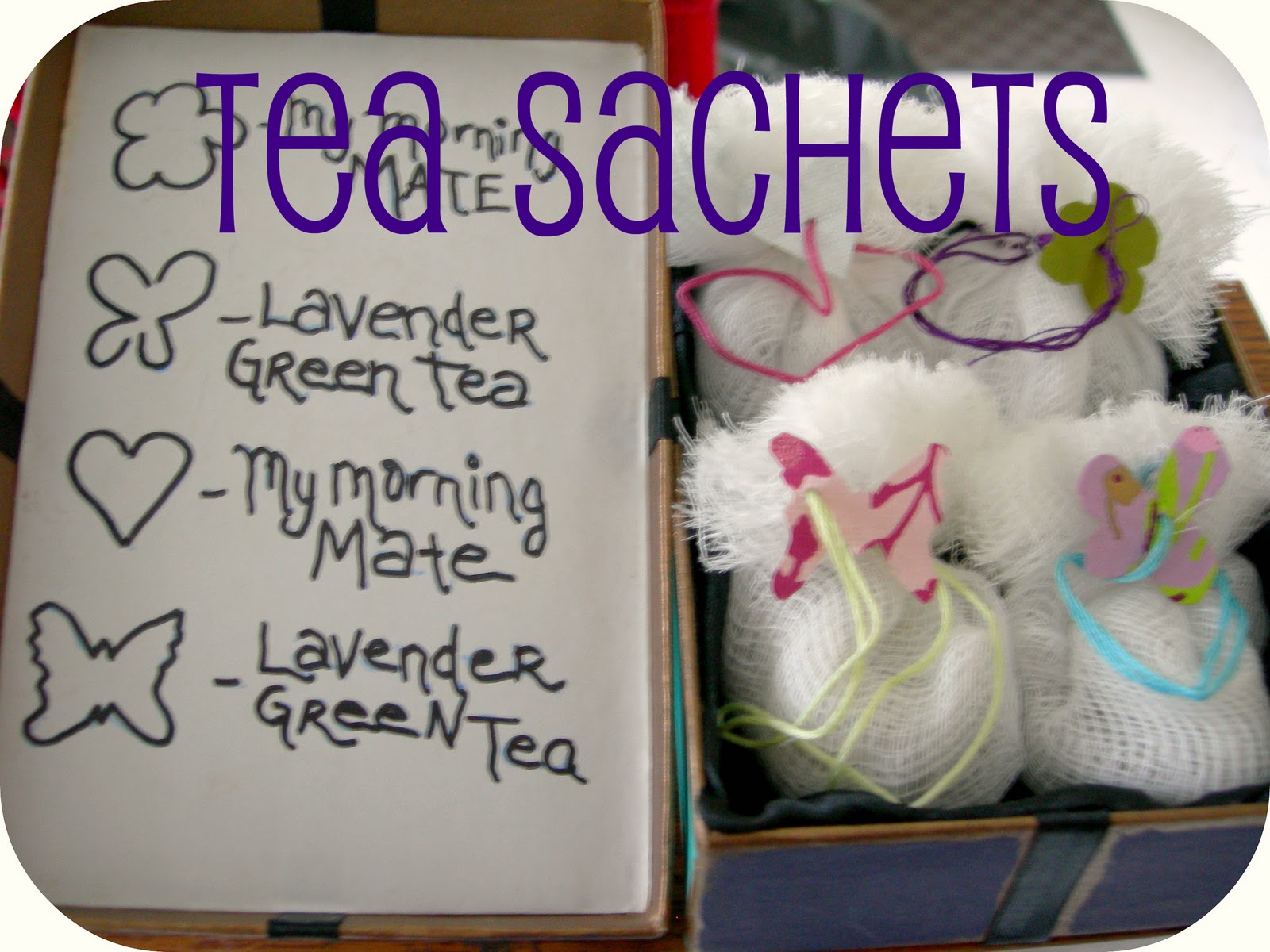 LaLaLovely Do it yourself TEA SACHETS