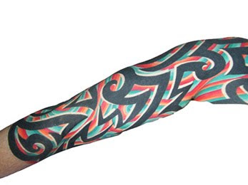 tribal sleeve tattoo