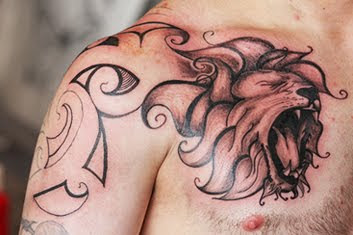 lion tribal tattoo images