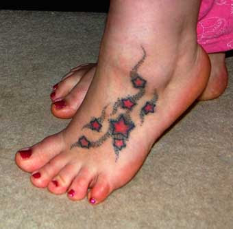 tattoo ideas for a girls foot on Dazzling Ivy foot tattoo designs | Tattoo designs