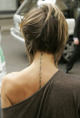 Beckham Jewish on Victoria Beckham Flaunts Spicy Hebrew Tattoo   Tattoo Designs