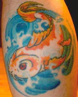 image of koi fish tattoo