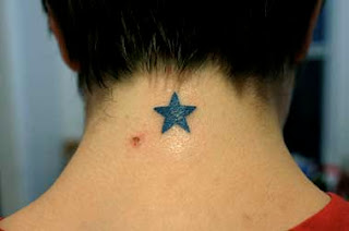 image of girl star tattoo