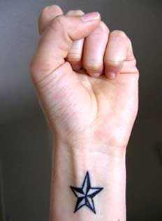 Nautical Star Tattoo Arm