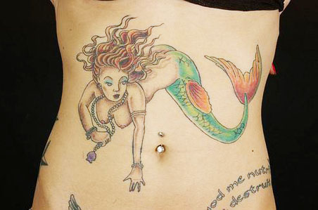 Mermaid tattoos-get the mystical look