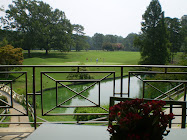 View from terrace in Williamsburg Virginia