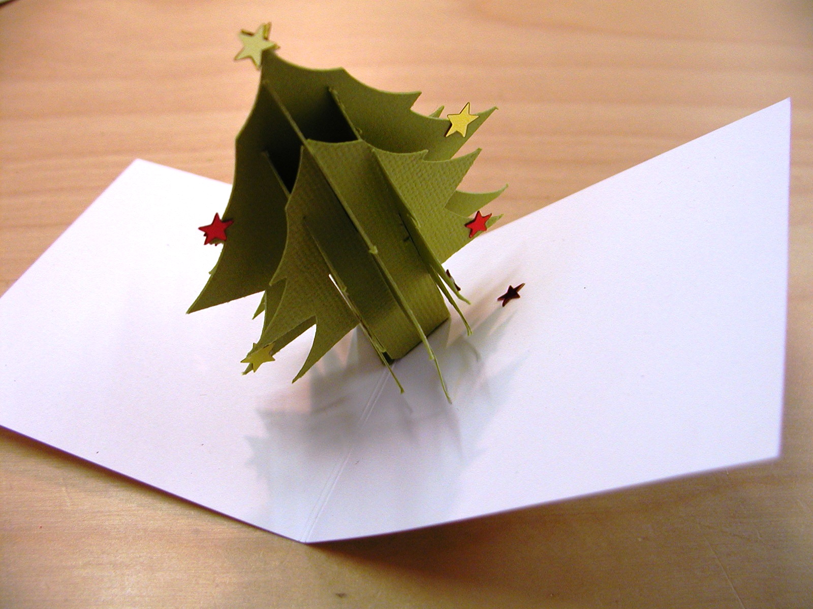 Steffies Hexenhaus: Pop-up-Weihnachtsbaum-Karte mit Link zu GSD und