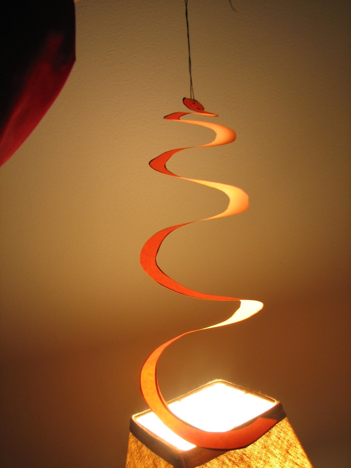 Science Matters Convection Spirals over a Lightbulb