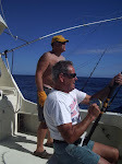 Paul reeling in wahoo