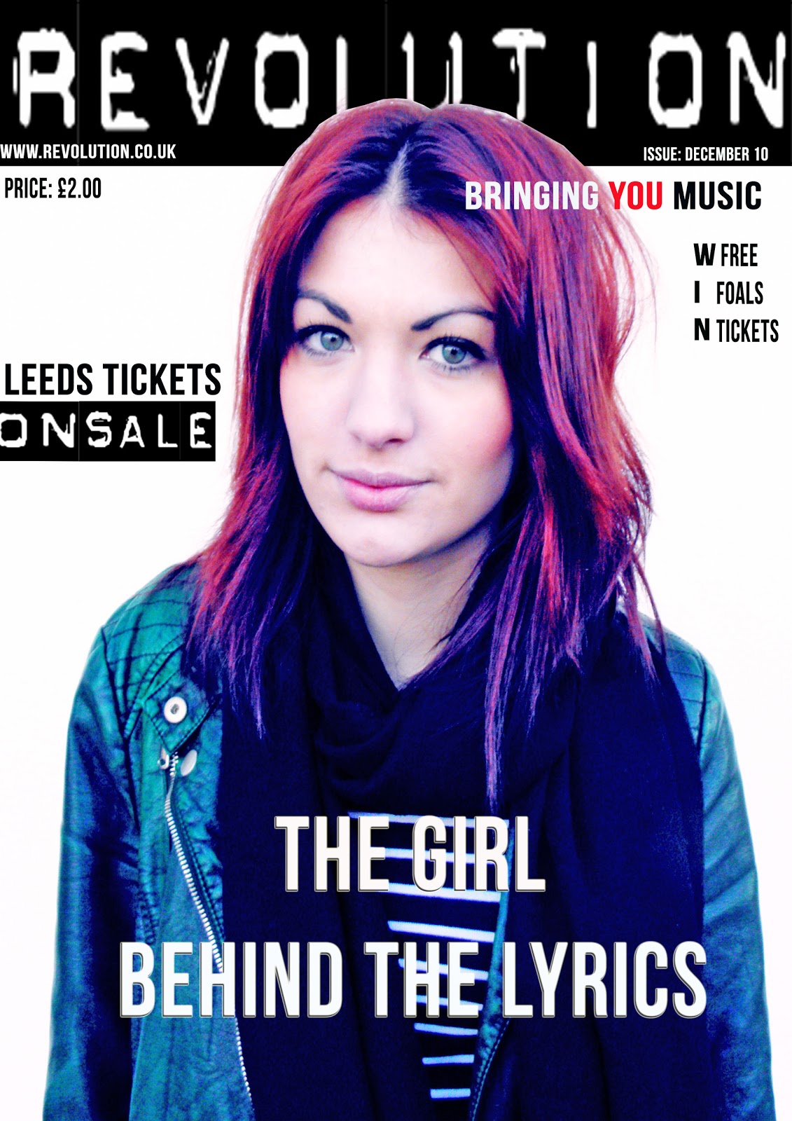 Evangeline Clegg AS Media, Foundation Portfolio My magazine front cover