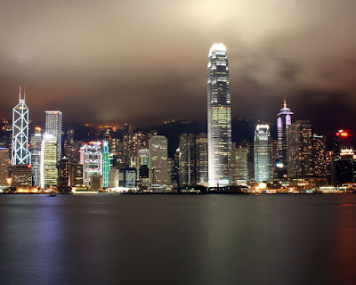 Hong Kong at night, 