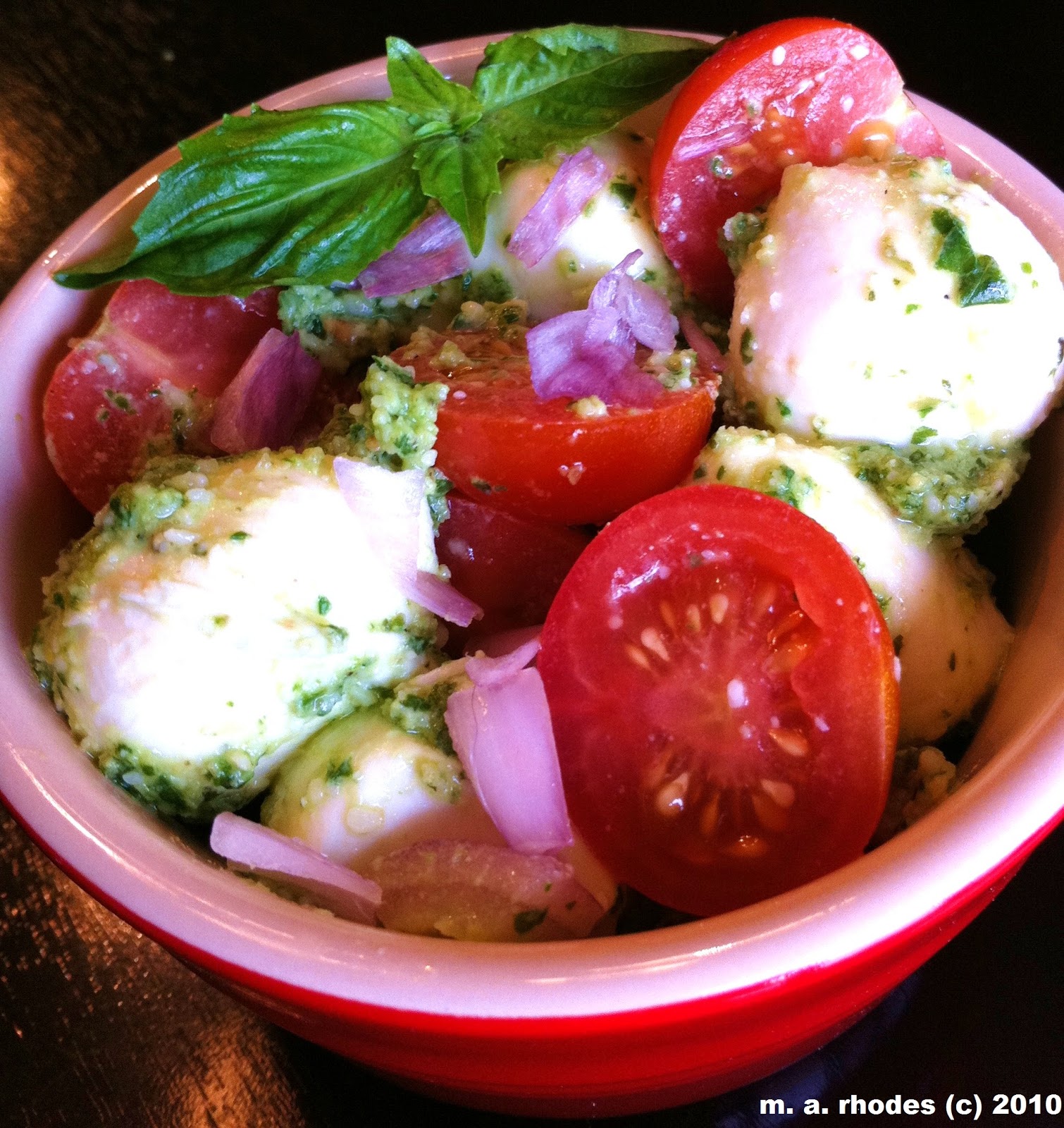 Cooking The Amazing MOZZARELLA PESTO SALAD