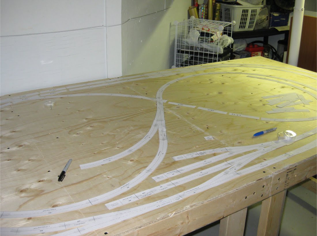 TY'S MODEL RAILROAD Planning With Track Templates