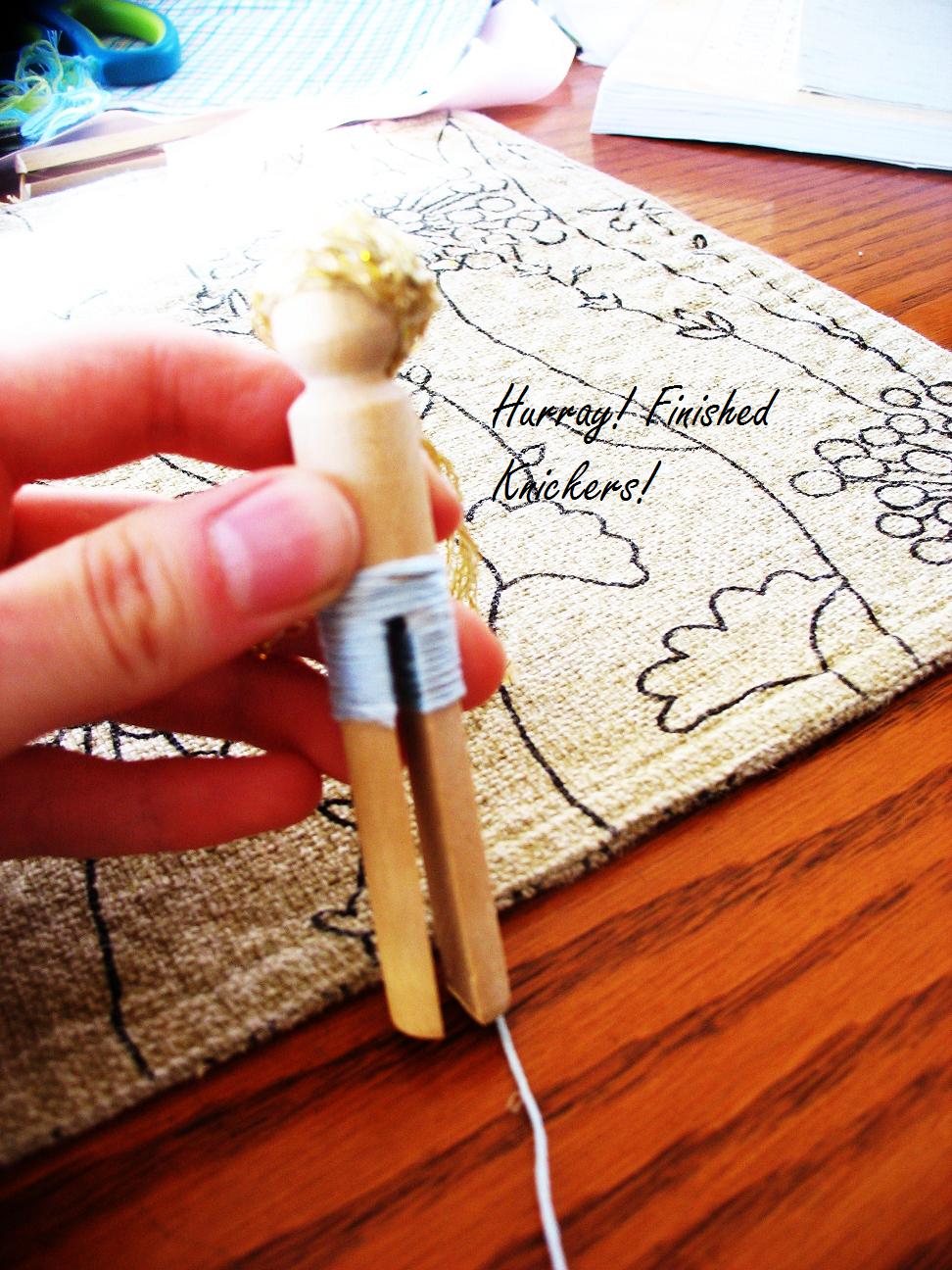 Stories From a Homemade Life Clothespin Doll Tutorial.