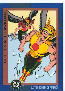 DC Cosmic Teams Hawkman card front