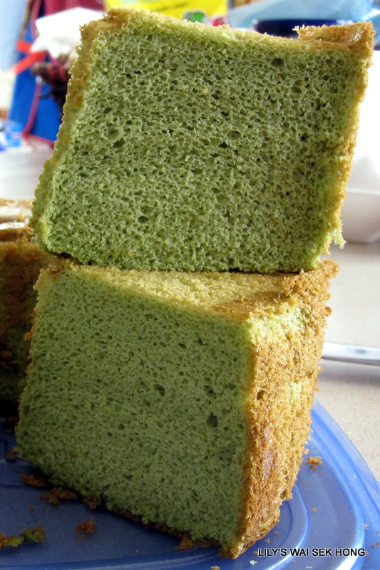 Lily's Wai Sek Hong Macha/Green Tea Chiffon Cake
