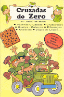 capa da revista de passatempos Cruzadas do Zero