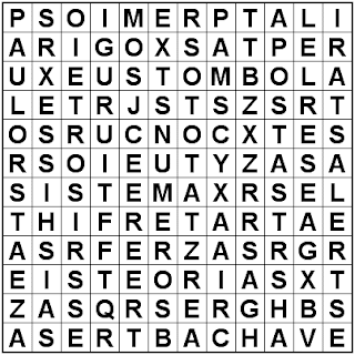 Sopa de Letras: Euromilhões