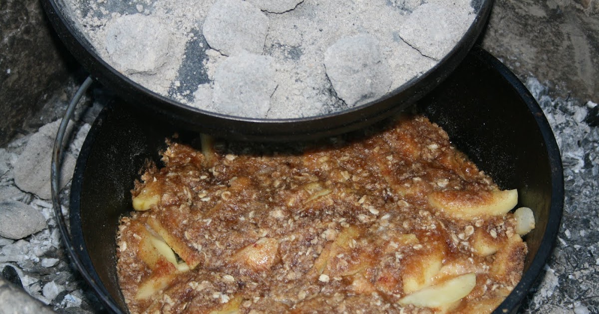 Prudence Pennywise Dutch Oven Apple Crisp