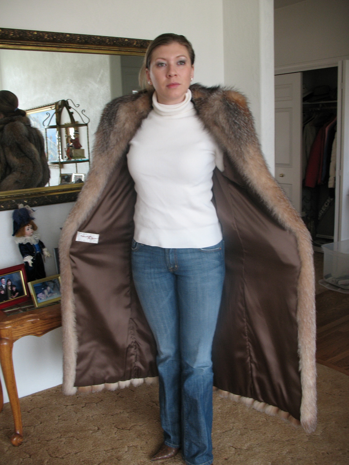 giant fur coat