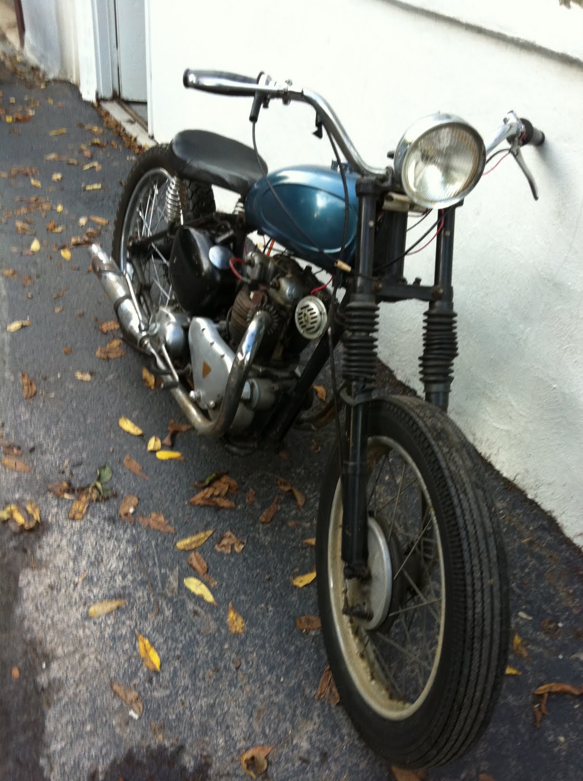 Me And This Motorcycle New toy, 1951 Triumph 5t Speed Twin Bobber