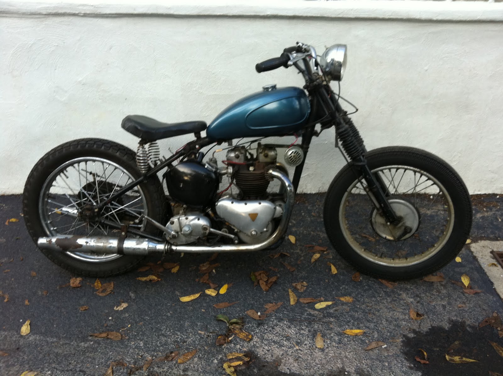 Me And This Motorcycle New toy, 1951 Triumph 5t Speed Twin Bobber