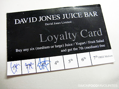 Food Loyalty Card