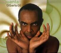 Gilberto Gil en Vitrines. Texto explicativo del autor en español y letra en portugués.