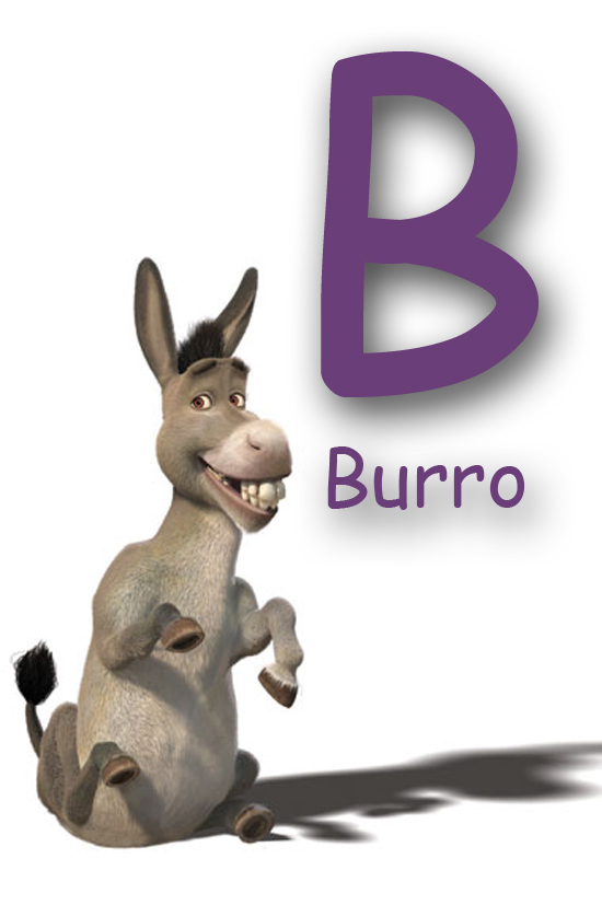 El Mundo de las Letras: B de burro