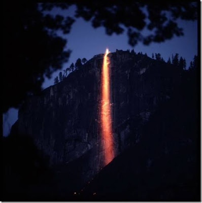 加州 火瀑布 - 美國 加州 火瀑布