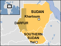 Where is Yei, Sudan?