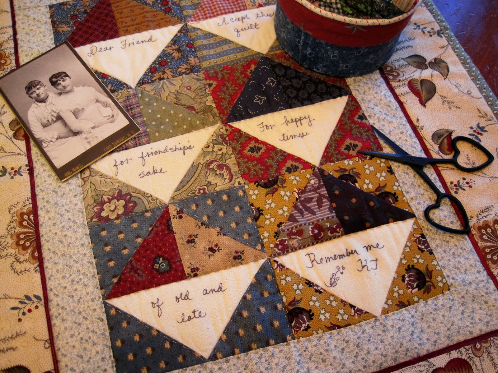A Sentimental Quilter Friendship Quilts