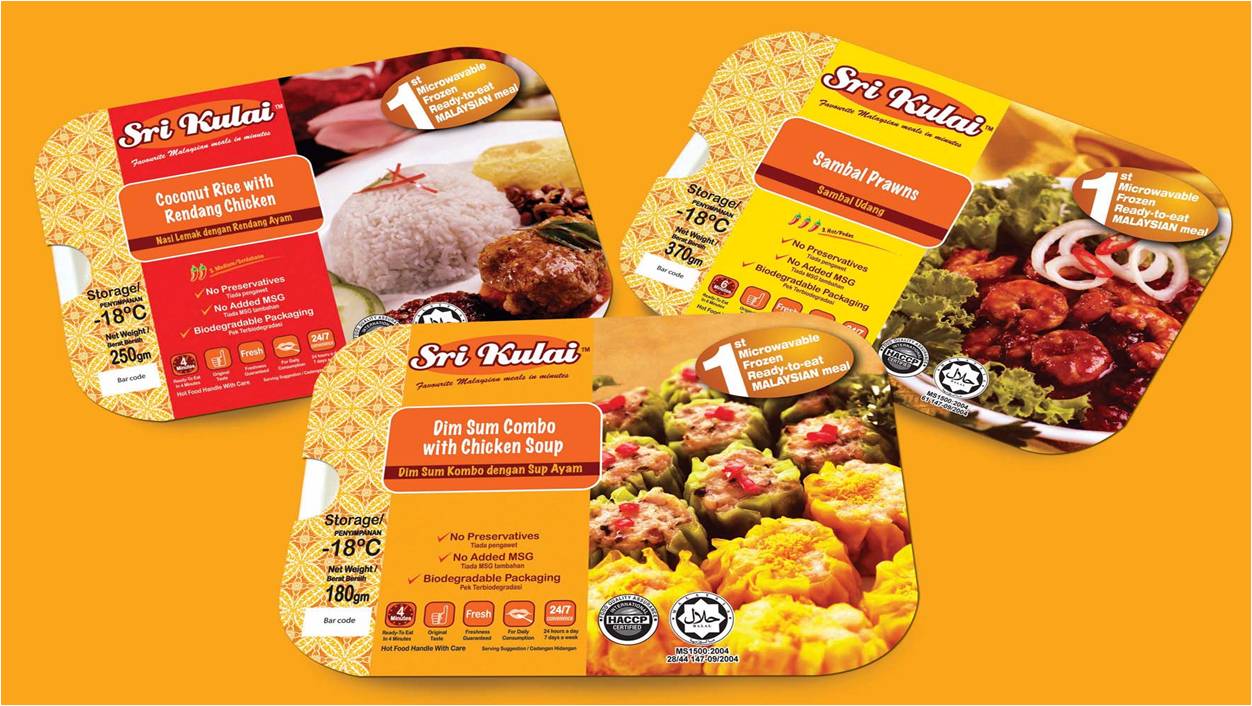 Sri Kulai, 1st microwavable halal frozen ready to eat Malaysian meals