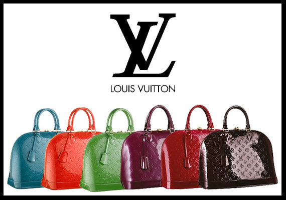 Louis Vuitton Pomme D'amour Monogram Vernis Alma MM Bag Louis Vuitton