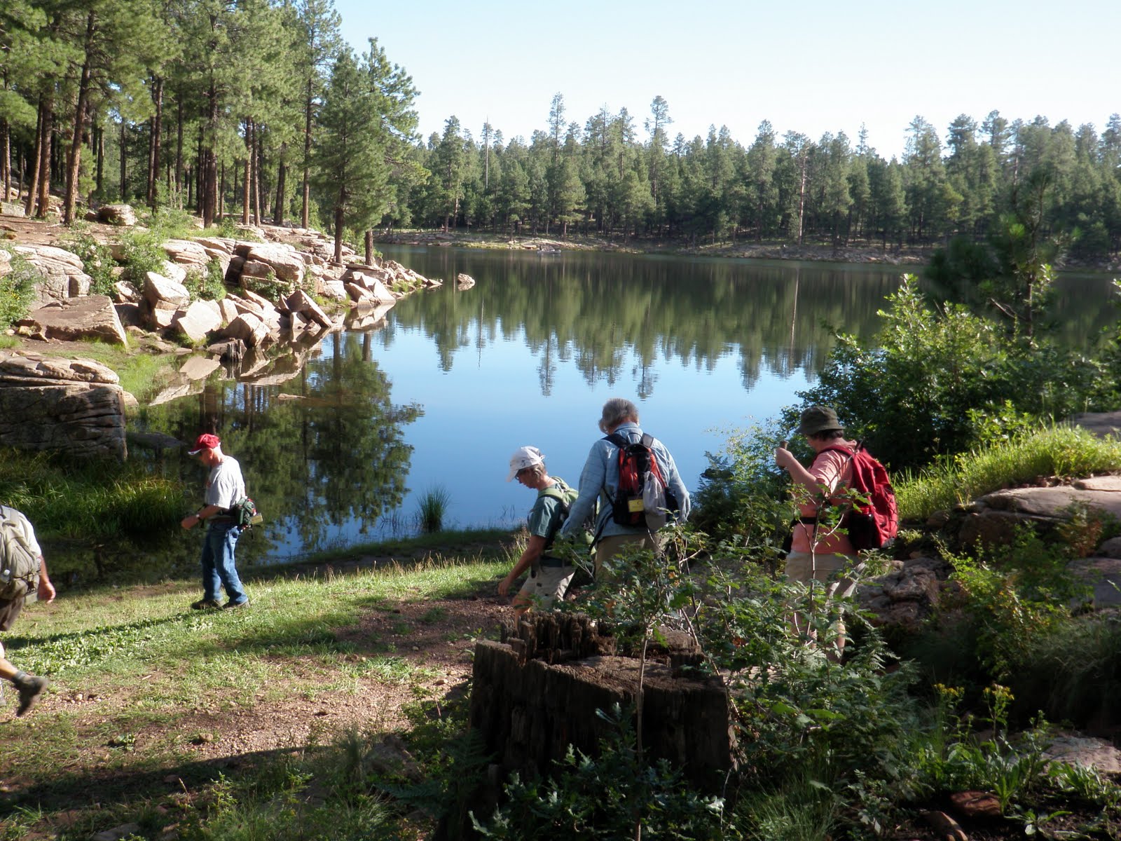 Connie's Appalachian Hike Ceder trail and Woods Canyon Lake hike