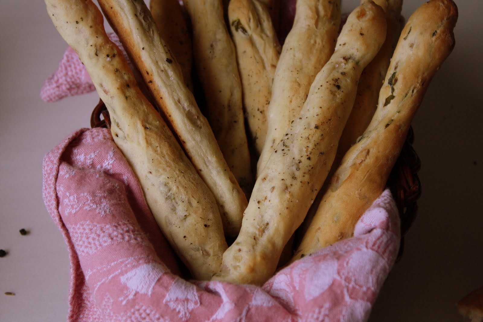 Versatile Vegetarian Kitchen Cumin Onion Bread Sticks and Baking from