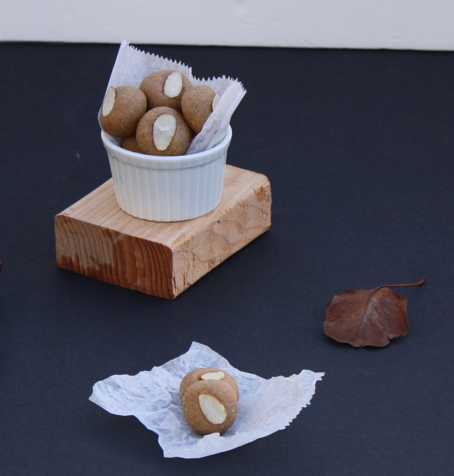 Versatile Vegetarian Kitchen Almond butter fudge balls